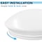 Luxrite 14 Inch LED Flush Mount Light 5CCT 2700K-5000K 25W 1875LM Dimmable Damp Rated Energy Star ETL LR23162-1PK - alternate 5